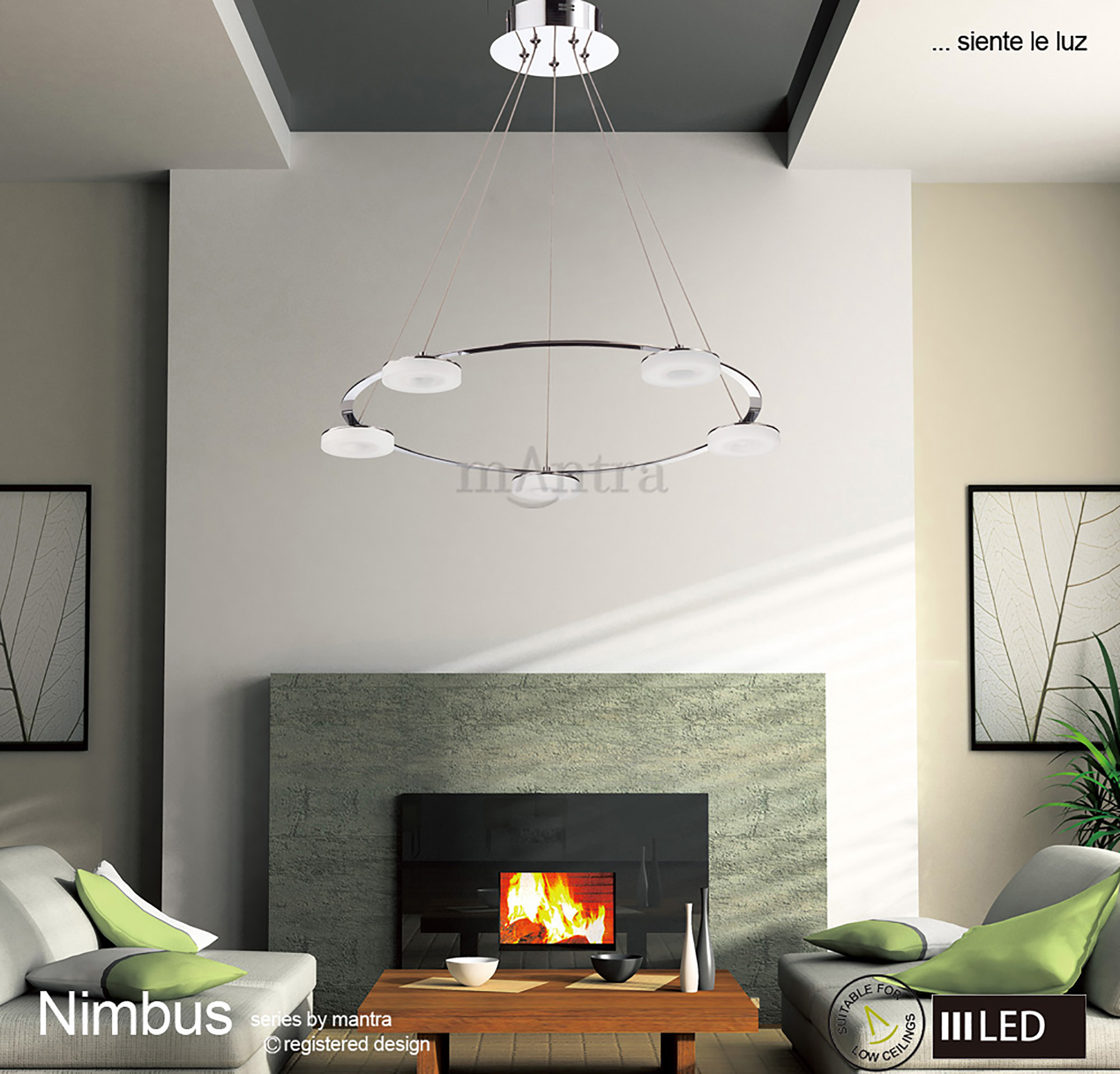 Nimbus Ceiling Lights Mantra Fusion Ring Pendants